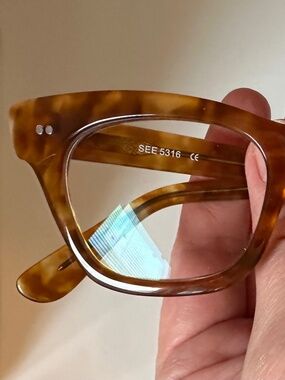 See Eyewear Frames 5316 Light Brown and Orange Tortoiseshell Glasses